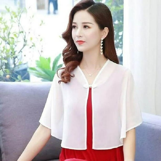 Small shawl new summer chiffon jacket women s short cardigan