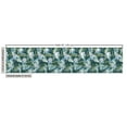 thumbnail image 3 of Ambesonne Floral Fabric by the Yard Upholstery, Jungle Flowers Tropical Leaf, 3 Yards, Pistachio Green and Soft Blue, 3 of 5