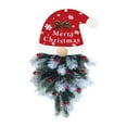 thumbnail image 2 of Artificial Christmas Swag Christmas Door Swag Wreath for Windows Front Door, 2 of 9