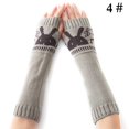 thumbnail image 4 of Winter Arm Sleeves Rabbit Cute Elastic Unisex Thumb Hole Arm Warmers Arm Covers, 4 of 10
