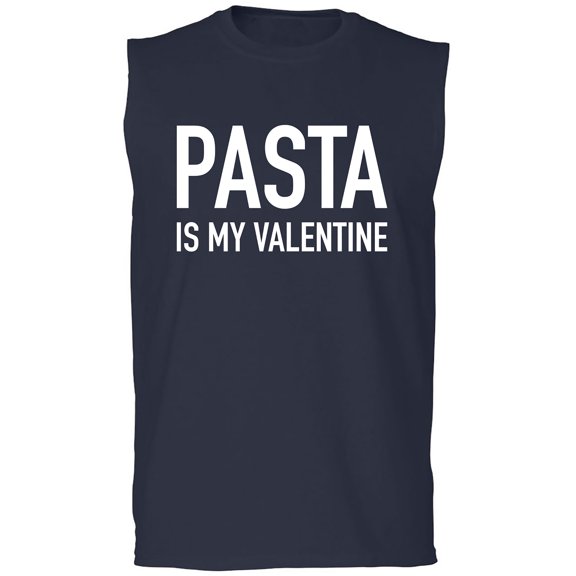 Pasta Is My Valentine Adult Sleeveless Tee