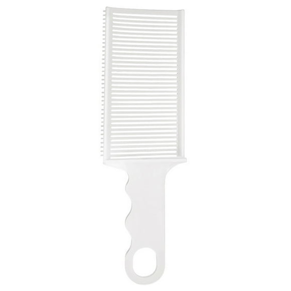 Riforla Fade Haircutting Comb Barber's for Cut Trimming & Styling Precision Flat Top Hair Clipper Comb Hair Brush White 22X7CM