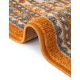thumbnail image 7 of Unique Loom Williamsburg Collection Area Rug - Allover (2' 9" x 9' 10" Runner Orange/Gray), 7 of 7