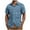 Blue, variant on Men's Hawaiian Shirt Short Sleeve Floral Button Down Shirts Tropical Holiday Beach Shirts Green XXL