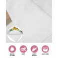 thumbnail image 6 of Spring Eucalyptus Sunflower Kitchen Dish Towels for Drying Dishes Set of 2, Farmhouse Birds Gray Wood Waffle Weave Microfiber Hand Tea Bathroom Towels Quick Dry & Absorbent Towel 15.7x23.6, 6 of 7