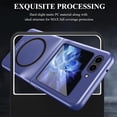 thumbnail image 4 of Compatible with Magsafe Case for Samsung Galaxy Z Flip 5 Case,Luxury Magnetic Case with Hinge Protection Non-Slip Anti-Scratches Slim Fit Protective Cover for Samsung Z Flip 5 Phone Cases Blue, 4 of 13