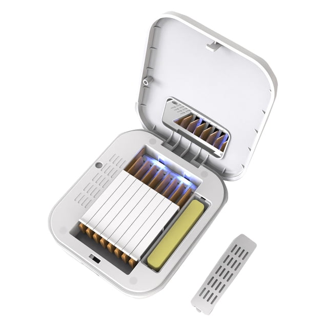 Estuche de lengüeta para de saxofón, 8 piezas con lámpara UV, Yuyangstore Cajas de desinfectante