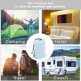 thumbnail image 4 of Genreen Travel and Camping Sheet Sleeping Bag Liner - Lightweight Compact and Portable Adult Sleeping Bag - Ideal for Traveling,Hostels and Camping (Blue), 4 of 7