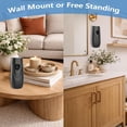 thumbnail image 2 of Automatic Air Freshener  Dispenser (2-Pack) Wall Mounted or Free Standing, Commercial and  Use, Multiple Time Scent/Mist Release Settings for Room/Restroom Sprayer (Black1103), 2 of 6