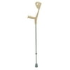 Drive Medical Euro Style Light Weight Walking Forearm Crutch, Silver, 1 Pair