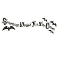 thumbnail image 3 of Vinilo Decorativo de Halloween en NEGRO. Etiqueta Autoadhesiva de PVC para bar Estilo02, 3 of 9