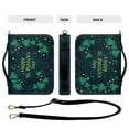 thumbnail image 5 of ZUXONGSY St.Patrick's Day Clover Gold Coin Theme Print Pu Leather Bible Cover Case for Men Women Lightweight Bible Study Tools with Adjuatable Strap Journal Case for Daily Use, -XL, 5 of 7