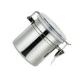 thumbnail image 2 of tamizeot Coffee Bean Storage Household Coffee Bean Storage Sealed Tank for Candy Nuts 1400mL Silver 1400ml, 2 of 3