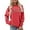 Watermelon Red, variant on FYEGRE Women's Hoodless Print Pullover Sweater Long Sleeve Crewneck Casual Soft Comfortable Blouse Shirt Unique Design Daily Wear Apparel For Nature Lovers Blue L