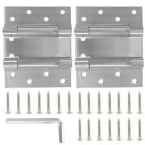 HOMEMAXS Gate Stainless Steel Spring Hinge Door Hinges Double Swinging
