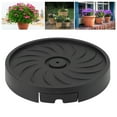 thumbnail image 1 of Support de Plante Roulant en Plastique Premium avec 4 Roues, Plateau de Jardinière Mobile, Palette de Jardinière à Roulettes, Beige, 10 Pouces, Base de Pot Robuste pour Intérieur Extérieur, 1 of 7
