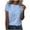 Blue, variant on yillto Summer Striped Shirts for Womens Basic Loose Short Sleeve Round Neck Causal Tee Tshirts Tops