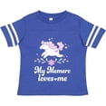 thumbnail image 3 of Inktastic My Memere Grandma Loves Me Unicorn Girls Toddler T-Shirt, 3 of 5