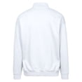 thumbnail image 3 of Men's Levelwear White Toronto Blue Jays Murray Core Logo Quarter-Zip Pullover Top, 3 of 3