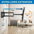 thumbnail image 3 of Mount-It! Articulating TV Wall Mount with Extra Long Extension, 3 of 6