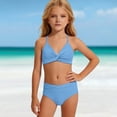 thumbnail image 2 of Bathing Suits for Girls Two Piece, Swimsuits for Girls 12-14 Girl Rash Guard Swimsuit Quick Dry Girl Swimsuit Rash Guard Set Floral Kids Girls Swim Set Beachwear, 2 of 4