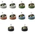 thumbnail image 3 of 15 Degree Tilted Pet Cat Bowl Stainless Steel Puppy Cats Food Drink Water Feeder with Non-slip Base Neck Protection Dish Bowl, 3 of 9