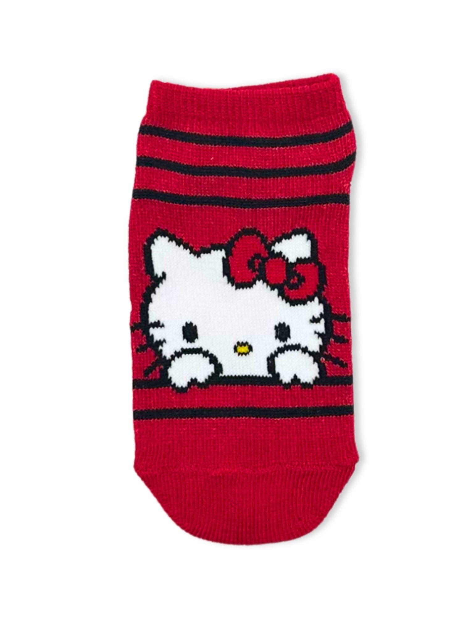 Hello Kitty Girls No-Show Socks, 6-Pack, Sizes S/M-M/L