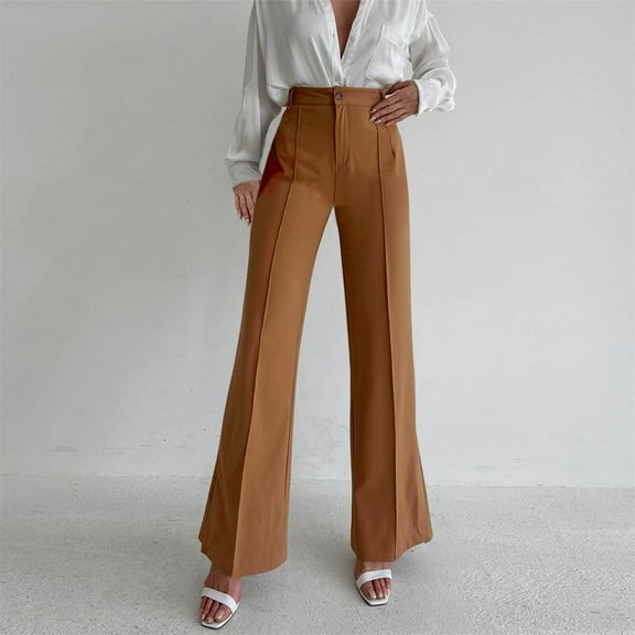 New Loose Casual Trousers For Women Women Split Straight Trousers Suit Pants Track Women Beach Pants for Juniors up Pants for Women Work Casual plus Size Pants for Women Work Casual plus Size Beach