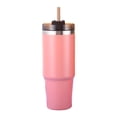 thumbnail image 1 of Labymos Gobelet Isotherme 30oz avec Couvercle et Paille Réutilisable Bouteille d'Eau en Acier Inoxydable 304 Glacée, 1 of 8