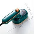 thumbnail image 2 of Planchado de mano verde, plancha electromecánica, planchado portátil, planchado a vapor, minivaporizador de ropa para el hogar, 2 of 5