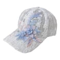 thumbnail image 4 of HNMKIU Sun Shading Sunscreen Korean Lace Hollow Flower Baseball Cap Casual Fashion Breathable Adjustable Lightweight Unisex Outdoor Summer Headwear Beige - One Size, 4 of 4
