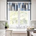 thumbnail image 4 of Building Blocks Valance Curtain Themed Digital Design Toy Dotted Matching Rectangles Print Rod Pocket Valance Window Treatments Short Curtains for Kitchen Living Room Decor 54x18inch, 4 of 6