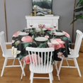 thumbnail image 2 of Pioneer Flower Floral Print Pattern Round Tablecloth 60"x60",Wrinkle Wipeable Table Cloth for Kitchen Dining Room Picnic Patio Party, 2 of 6