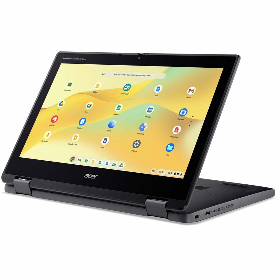 Acer Chromebook Spin 311 R724T R724T-K6Y1 11.6" Touchscreen Convertible 2 in 1 Chromebook, HD, MediaTek MT8 MT8186TV/AZA, 8 GB, 64 GB Flash Memory, English (US) Keyboard, Black