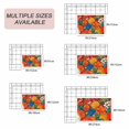 thumbnail image 6 of Boho Orange Red Floral Outdoor Rug for Patio/Deck/Porch, Non-Slip Large Area Rug 6 x 9 Ft, Vintage Flowers Bohemia Plants Indoor Outdoor Rugs Washable Area Rugs, Reversible Camping Rug Carpet Runner, 6 of 8