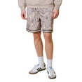 thumbnail image 2 of Brooklyn Cloth Men's 7" Rib Stick Camo Mesh Shorts, Lightweight, Breathable, Side Pockets, Tan, Small, 2 of 4