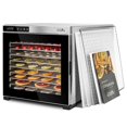 thumbnail image 1 of London Sunshine® Premium Stainless Steel Food Dehydrator - Double Wall SS Structured with Glass Window - 10 Trays, 1 of 6