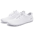 thumbnail image 3 of Racqua Women Water Shoes Swim Anti Slip Aqua Shoes Quick Dry Beach Barefoot Shoes Lightweight Fishing Diving Surfing Slip on Shoes White 9.5 Women/8.5 Men, 3 of 7
