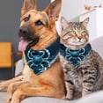 thumbnail image 4 of Constellation Pack of Two Breathable Chiffon Yarn Dog Bandanas - Translucent Pet Collars for Small & Large Dogs - 16x16x22.8in & 20.9x20.9x30in Sizes, 4 of 5