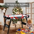 thumbnail image 4 of RayChee Foldable Powered Air Hockey Table, 48” Mid-Size Indoor Hockey Table Sports Gaming Set Digital LED Scoreboard for Adults and Kids, Home Game Room, Easy Setup (Red), 4 of 8