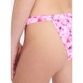 thumbnail image 4 of No Boundaries Pink Floral Tunnel Swim Bottoms, Women's XXS-XXL, 4 of 5