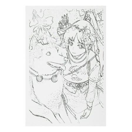Fun 24 Page Adult Kids Japan Anime Coloring Draw Art Cartoon Book Painting Walmart Canada