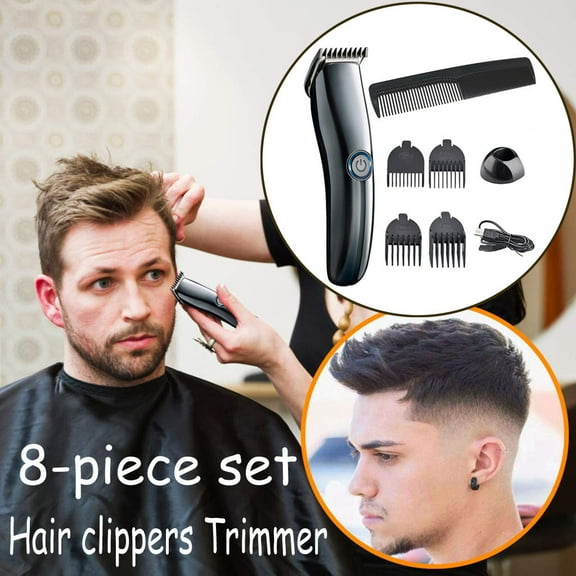 Rechargeable USB Hair Clipper Trimmer with Powerful Motor for Precise Cutting and Styling