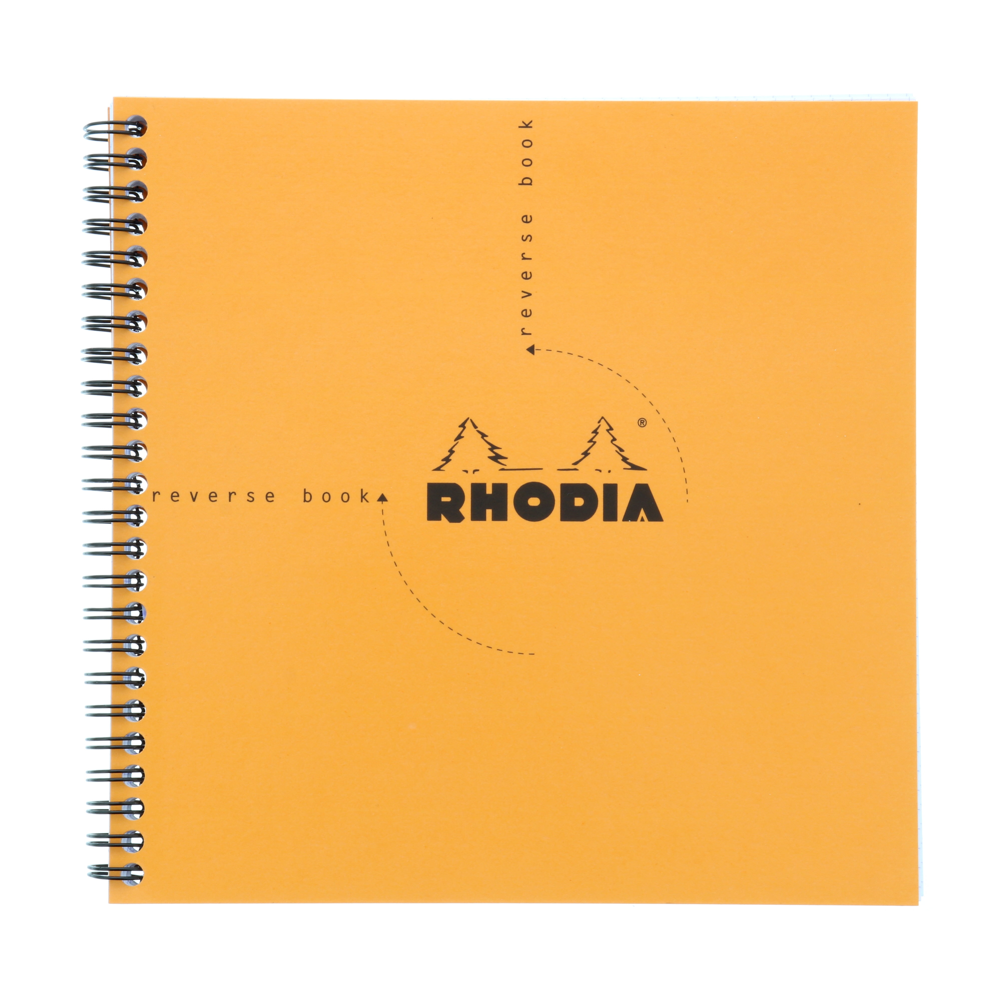Rhodia Wirebound Pad - Dot Grid Black A4 8.25 x 11.75 inches