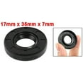 thumbnail image 2 of Spring Loaded Metric Rotary Shaft TC Oil Seal Double Lipped 17x35x7mm, 2 of 2