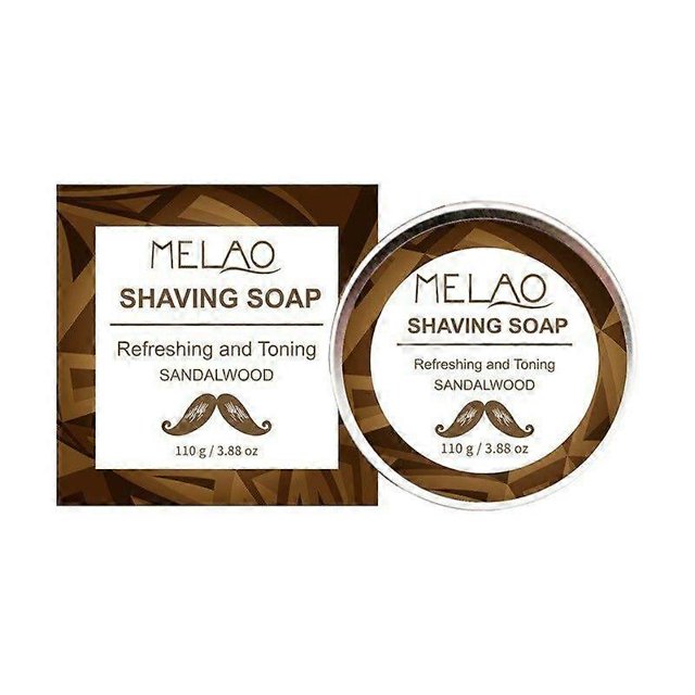 2025 Shaving Soap Male Soothing Shave Soap Bar Beard Shaving Cream for Men 110g