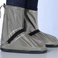 thumbnail image 2 of Rain Shoe Cover Waterproof Reusable Unisex Motorcycle Cycling Bike Rain Boot Shoes Covers Rainproof Shoes Cover,XL, 2 of 5
