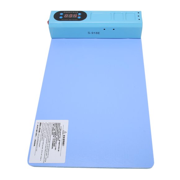 Accesorio de reparación de teléfonos, separador de pantalla de teléfono con pantalla azul LCD S-918E Separador de etapa de calentamiento de pantalla LCD Rendimiento confiable