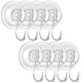 thumbnail image 1 of Suction Cup Hooks Large Clear Reusable Heavy Duty Hanger Christmas Wreath Hangers Strong Hooks for Bathroom 、Kitchen、Window、Glass and All Smooth Surface Inside and Outside…… (L-8PACKS), 1 of 5