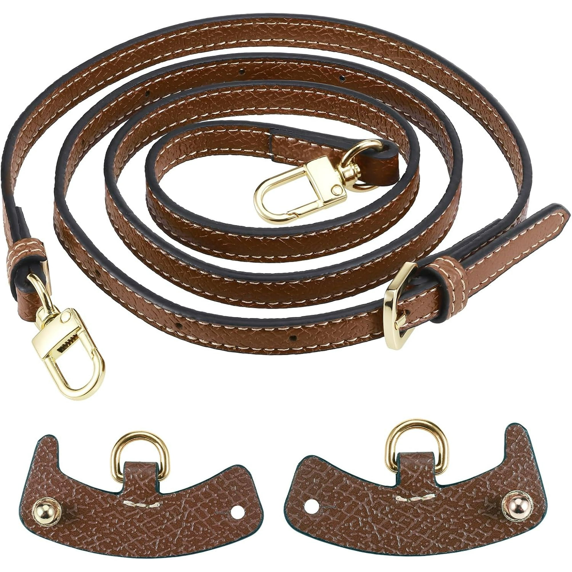 Mini Bag Strap for Longchamp Adjustable Leather Handbag Straps Crossbody No Punch Replacement Shoulder Strap for Longchamp Mini Bag Brown Walmart